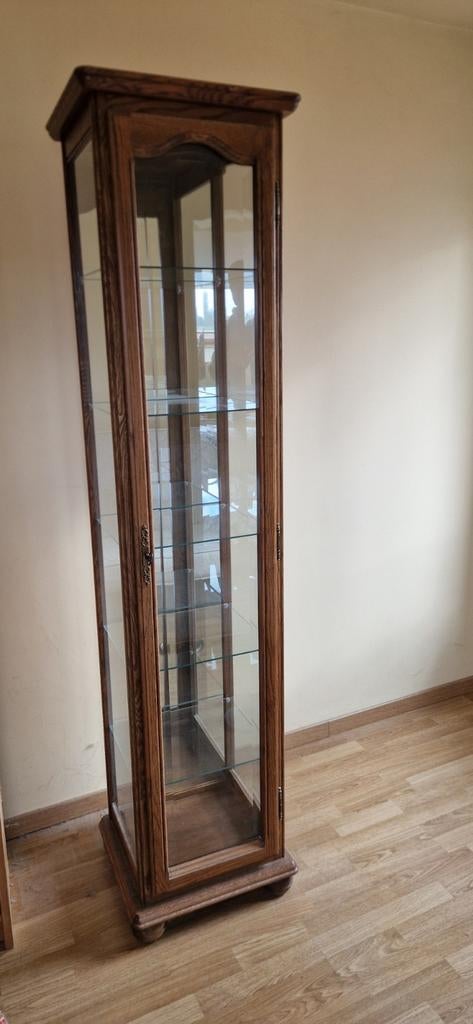 Colonne vitrée avec lumière, Maison & Meubles, Armoires | Vitrines, Enlèvement