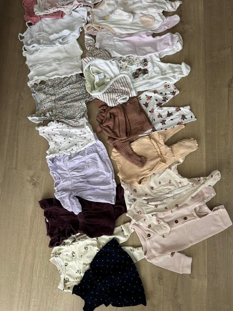 ZEER GROOT meisjes baby kleding maat 50-80, Ophalen, Zo goed als nieuw, Maat 50