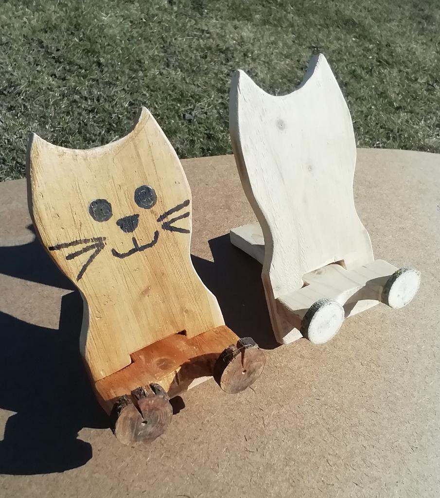 Support GSM ou tablettes en bois, Enlèvement