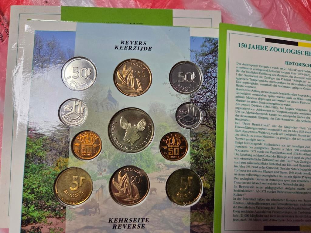 originele muntenstukken van Zoo Antwerpen, Ophalen of Verzenden