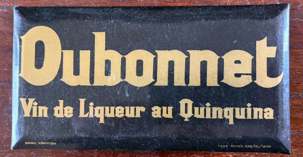 Dubonnet Liqueur au Quina, Collections, Marques & Objets publicitaires, Enlèvement ou Envoi, Utilisé, Panneau publicitaire