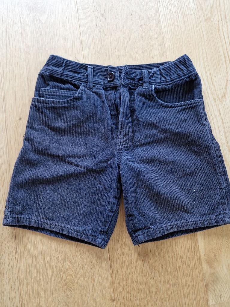 bermuda scout en velours bleu marine - taille 30, Ophalen