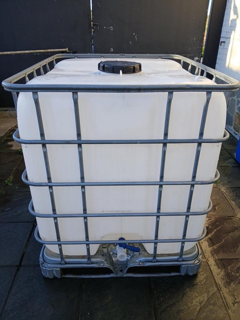 Récupérateur eau de pluie conteneur GRV (IBC) de 1000 L, Tuin en Terras, Regentonnen, Ophalen
