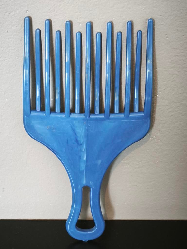 Peigne afro à double rangée de dents, Handtassen en Accessoires, Uiterlijk | Haarverzorging, Ophalen of Verzenden, Nieuw, Kam of Borstel