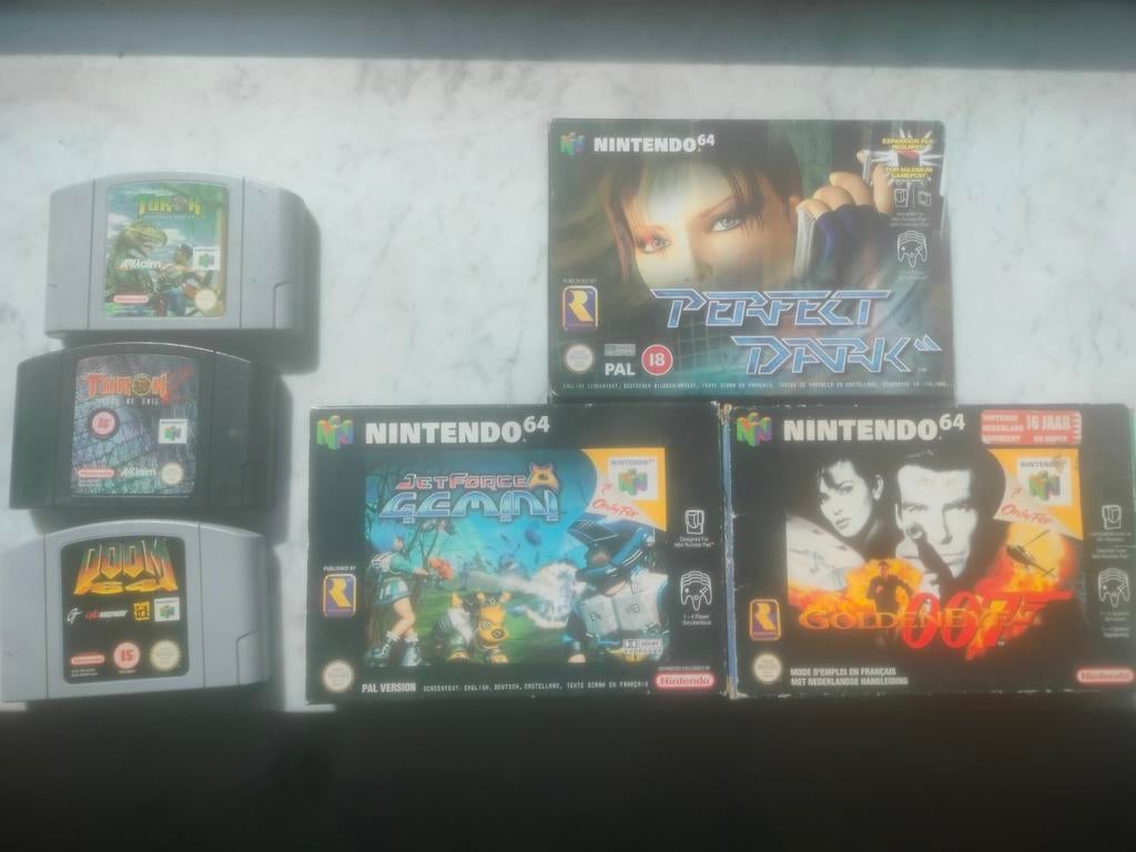 6 N64 Games - (3 CIB en 3 losse carts), Games en Spelcomputers, Games | Nintendo NES, Ophalen of Verzenden