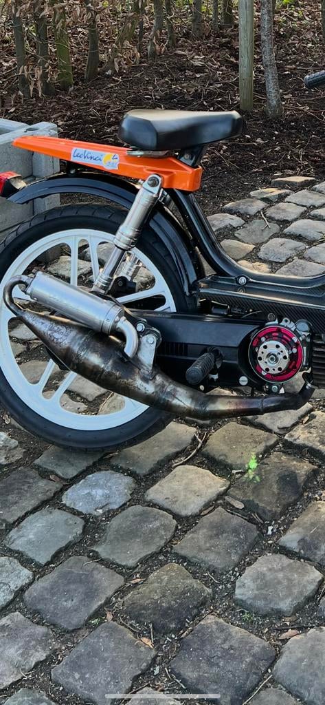 Honda camino leovince terugloop uitlaat, Fietsen en Brommers, Brommers | Tomos, Ophalen of Verzenden, Zo goed als nieuw