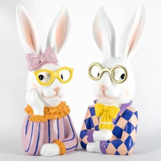 Decoratief Konijnen Beeld Vrouw, Diversen, Ophalen of Verzenden