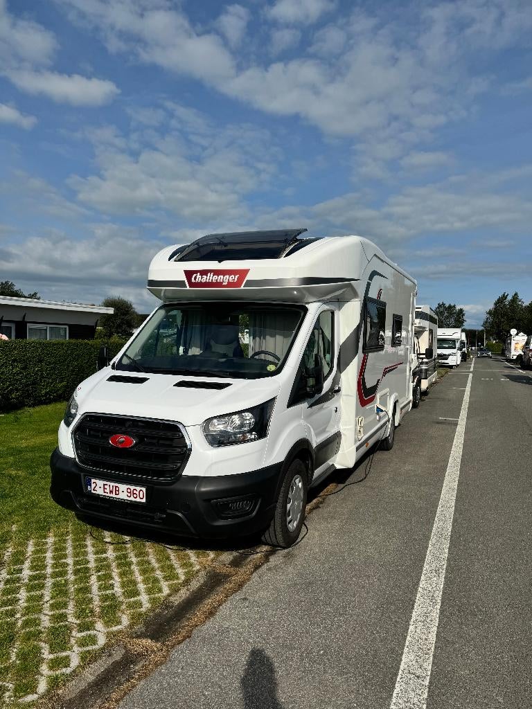TOP Mobilhome Challenger 260 TE KOOP!!!, Caravanes & Camping, Camping-cars, Jusqu'à 4, Toilette à cassette, Boîte manuelle, Ford