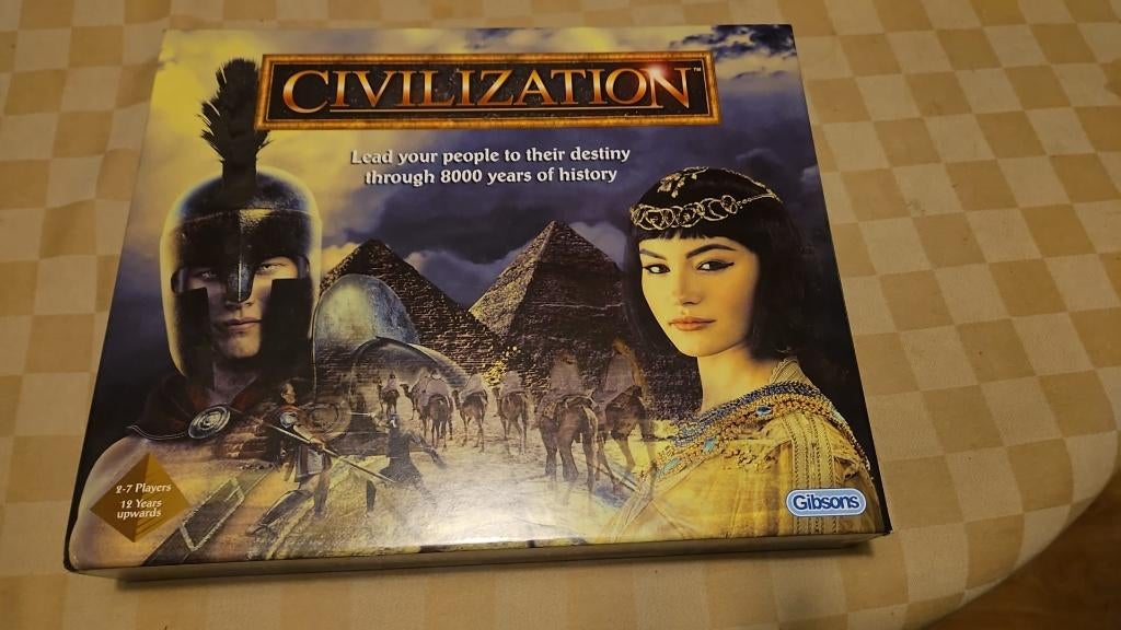 jeu de plateau New Civilization by Gibsons en anglais, Trois ou quatre joueurs, Enlèvement ou Envoi, Neuf