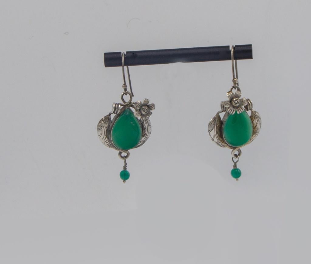 schitterende handgemaakte zilveren oorbellen, Hangers, Nieuw, Ophalen of Verzenden, Zilver