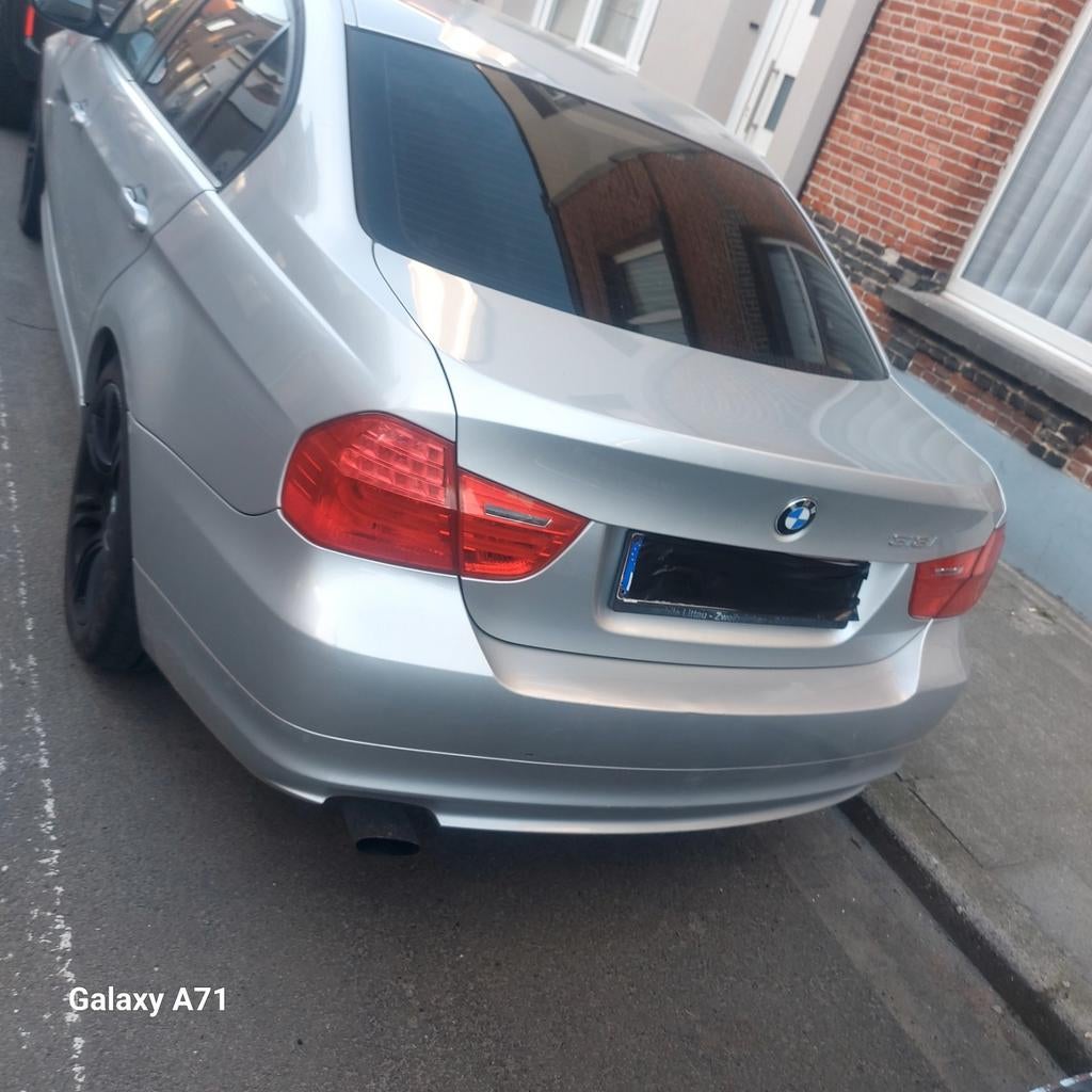 BMW 318, Auto's, BMW, Zwart, Leder, 5 deurs, Zilver of Grijs