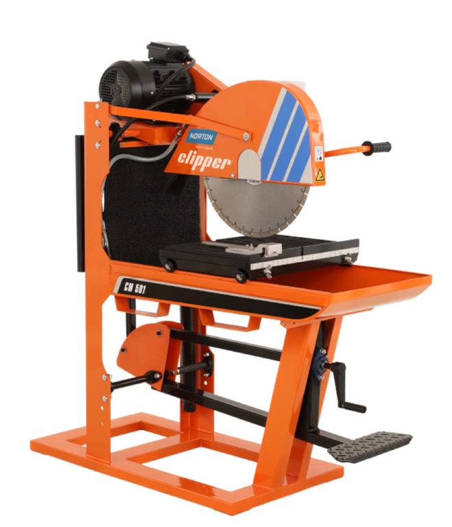 Nouvelle scie à pierre Norton Clipper CM501, Bricolage & Construction, Neuf, Moins de 600 watts, Norton, 30 à 70 mm