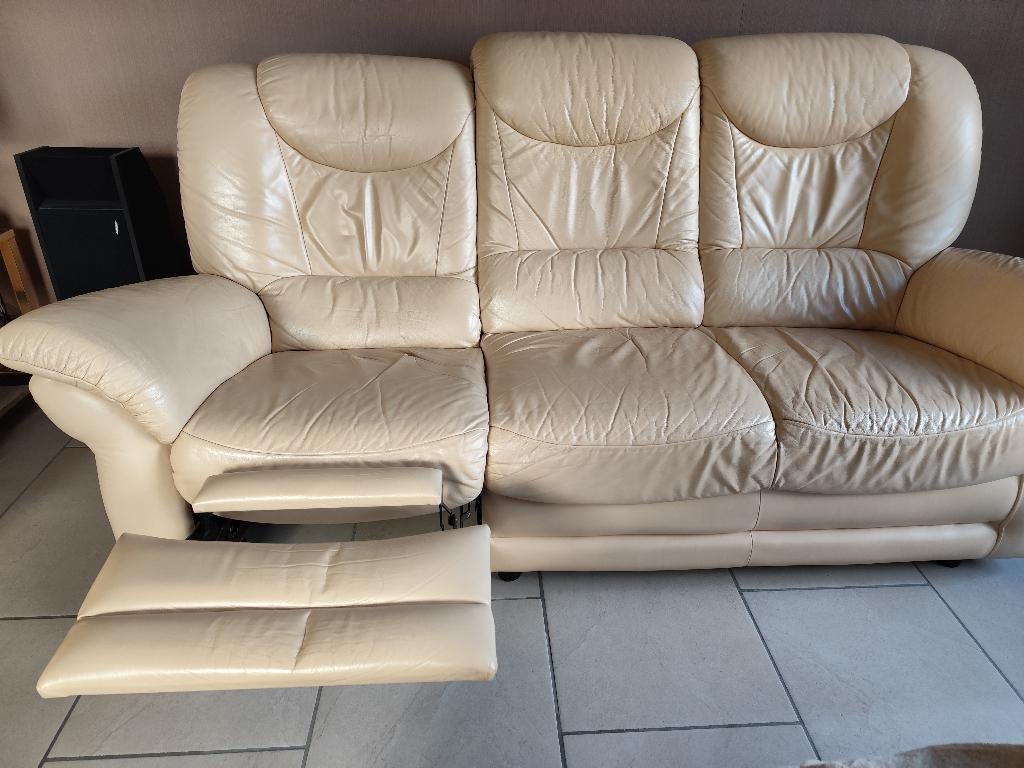 canapé, Maison & Meubles, 150 à 200 cm, Enlèvement, Utilisé, Cuir