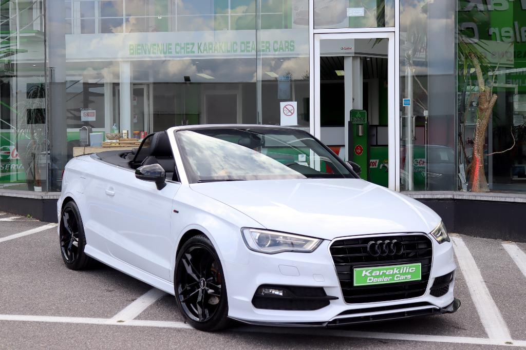 AUDI A3 CABRIO 1.6TDI 110CV S-LINE FULL, Auto's, Audi, Voorwielaandrijving, 4 zetels, 4 cilinders, Cabriolet