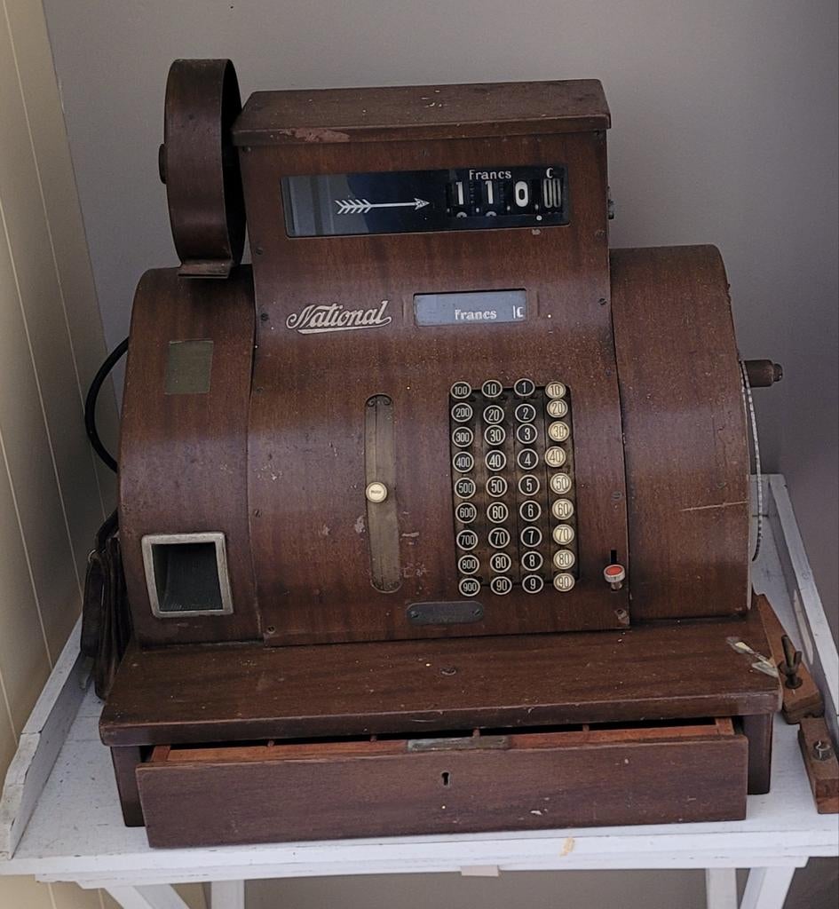 Antieke winkelkassa, Zakelijke goederen, Kantoor en Winkelinrichting | Kassa's en Betaalsystemen, Ophalen