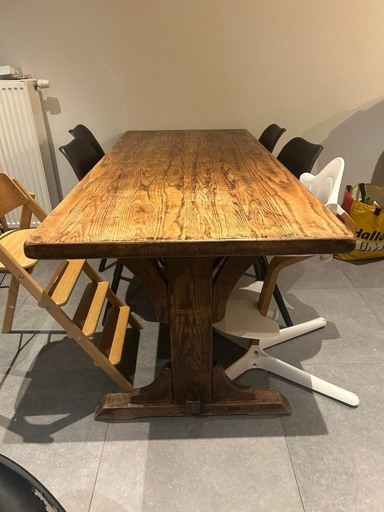 Tafel, Huis en Inrichting, Tafels | Eettafels, Ophalen, Gebruikt, 50 tot 100 cm, Vijf personen of meer