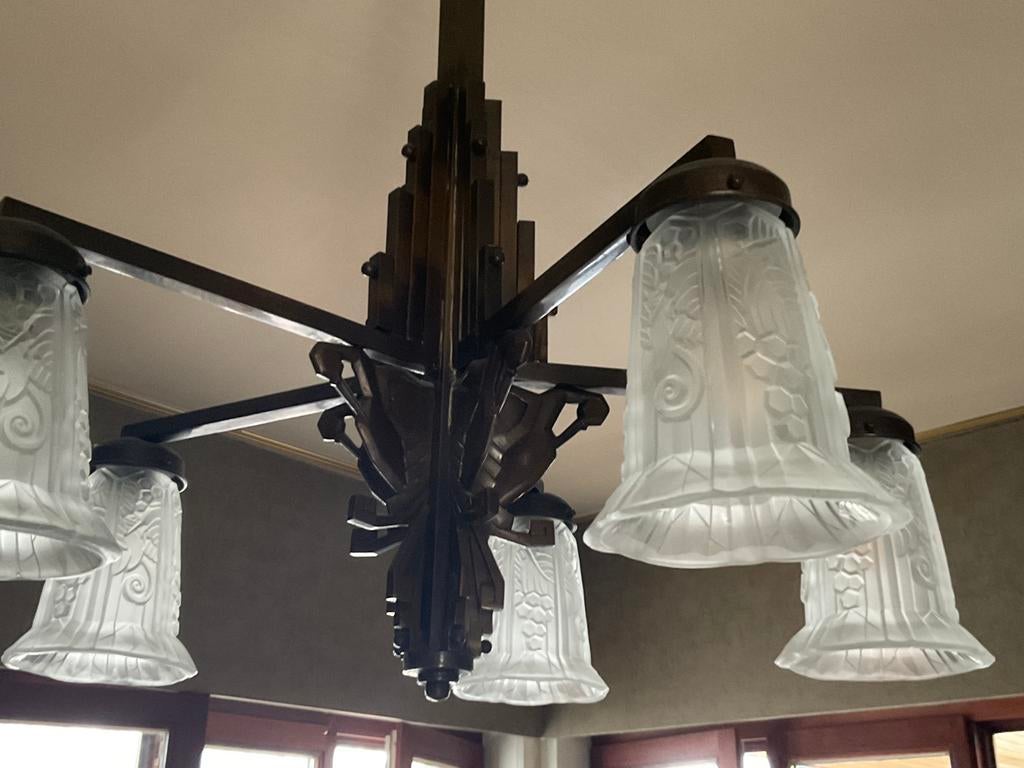 Luster Art Deco, Antiek en Kunst, Ophalen