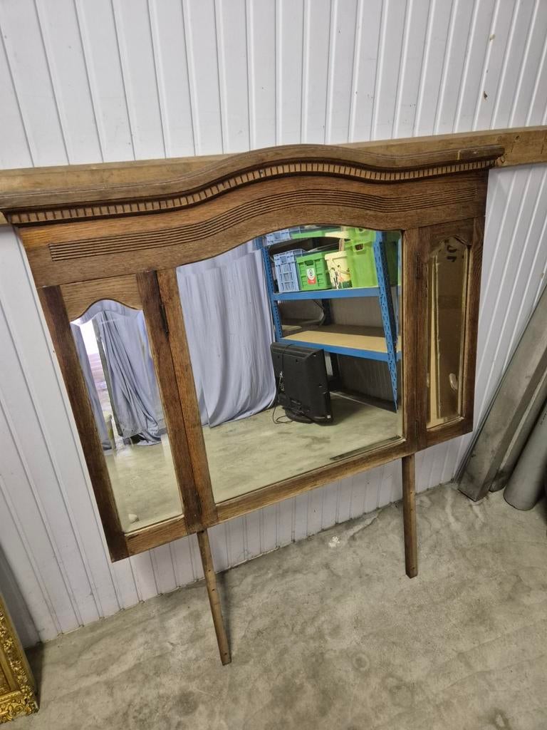 Spiegel drieluik, Antiek en Kunst, Antiek | Spiegels, Ophalen