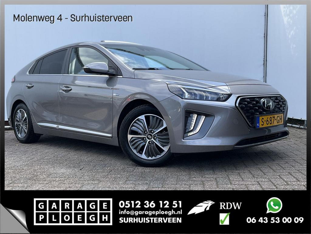 Hyundai IONIQ 1.6 GDi PHEV Premium Stoel/Stuurverw OpenSky I, Auto's, Hyundai, Automaat, Parkeersensor, Bedrijf, Hybride Elektrisch/Benzine