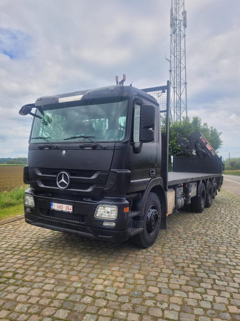 Mercedes-Benz 3236 8x4-4 ACTROS, Auto's, Automaat, Euro 5, USB, Zwart