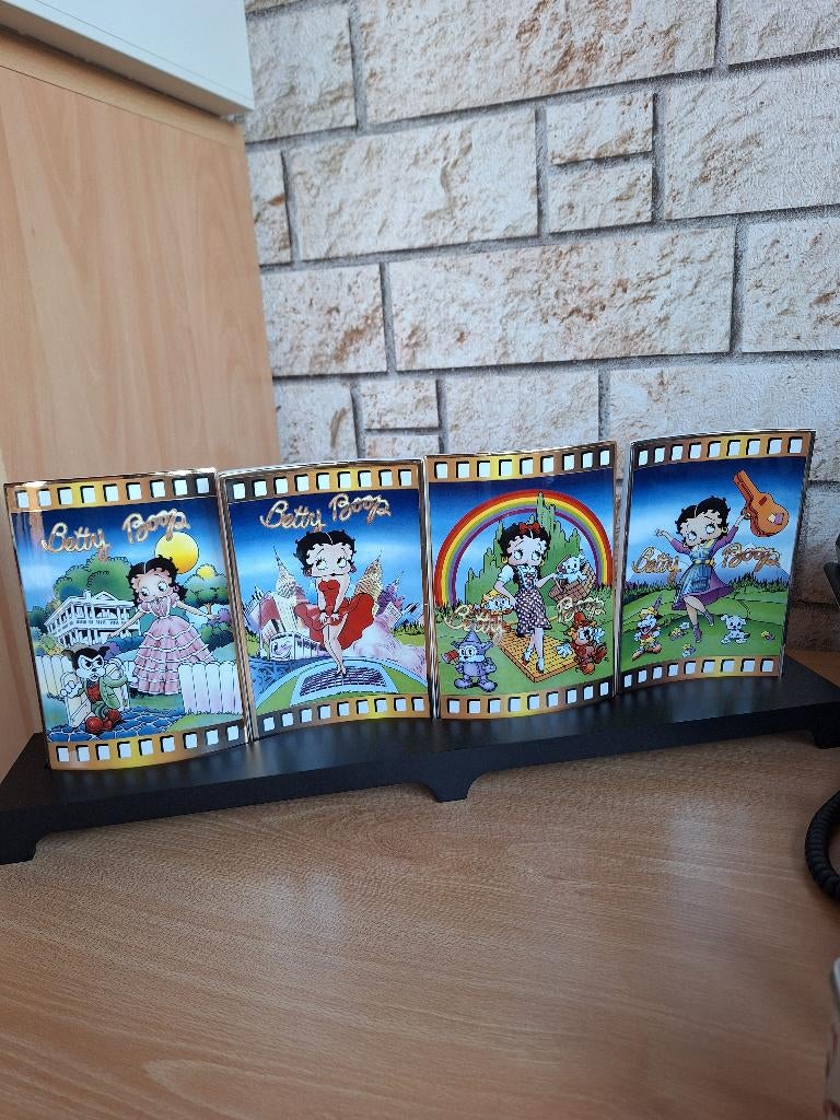 Betty Boop scène écran vintage Franklin mint 1998, Collections, Statues & Figurines, Neuf, Humain, Enlèvement ou Envoi