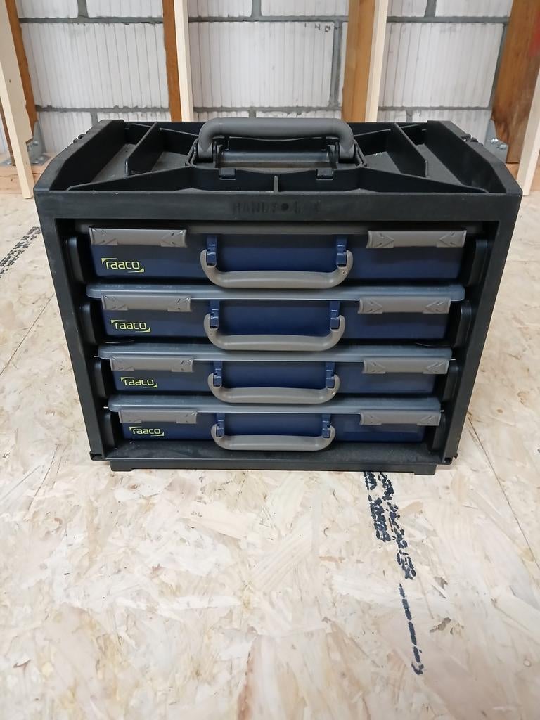 Raaco handybox (nieuw), Ophalen