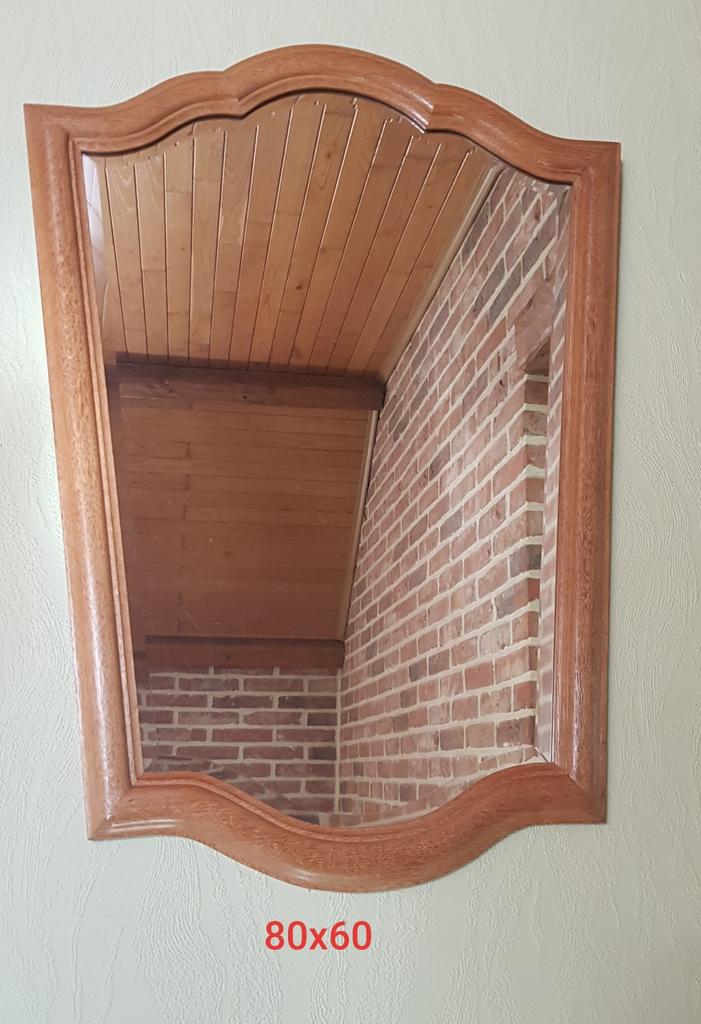miroir avec cadre en chêne, Maison & Meubles, Accessoires pour la Maison | Miroirs, Enlèvement