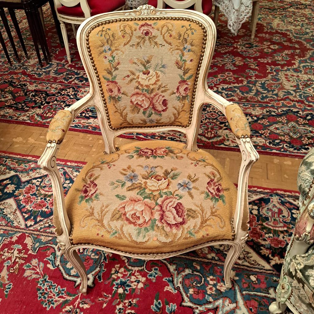 Gobelin stoel. Style antique. Heel goede staat, Ophalen