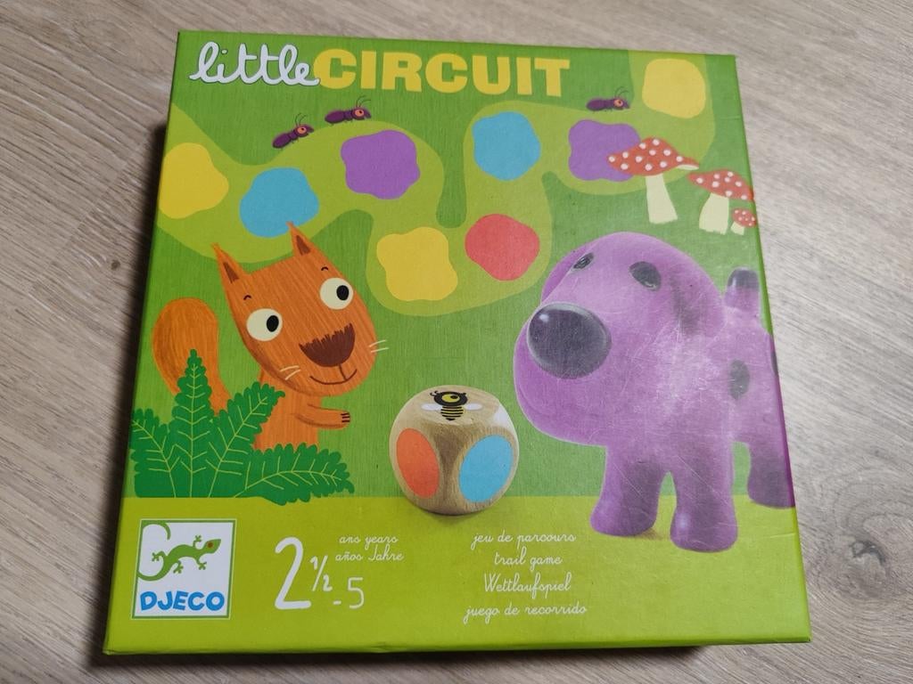 DJECO Little Circuit - Bordspel voor kinderen, 2,5 tot 5 jaa, Enlèvement
