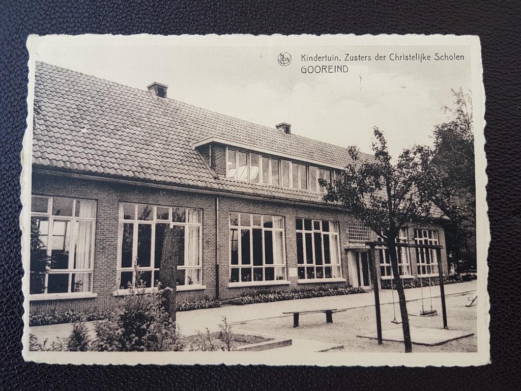 Postkaart Gooreind Zusters Christelijke Scholen Kindertuin, Ophalen of Verzenden, 1940 tot 1960, Ongelopen, Antwerpen