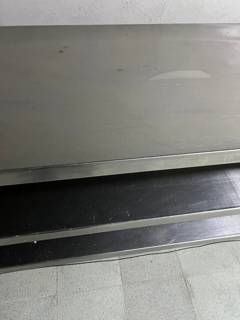 Plan de travail inox, Gris, Moins de 100 cm, Comme neuf, Enlèvement