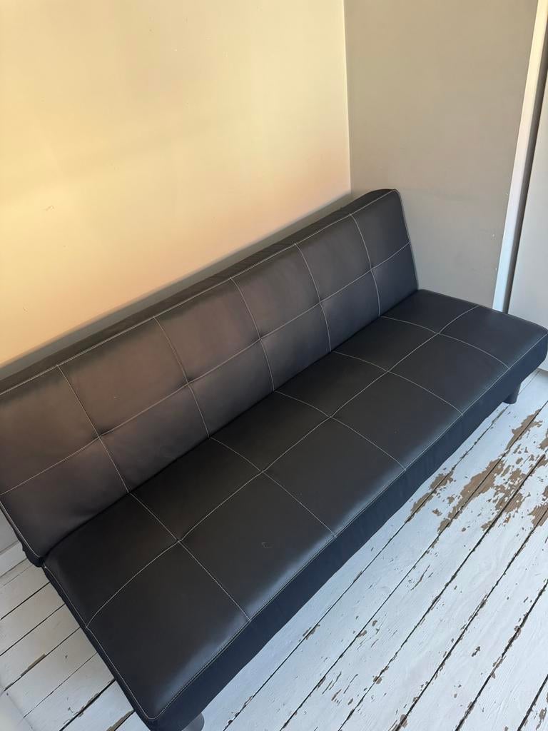 Sofa bed, Huis en Inrichting, Slaapkamer | Slaapbanken, Zo goed als nieuw, Zwart, Ophalen of Verzenden