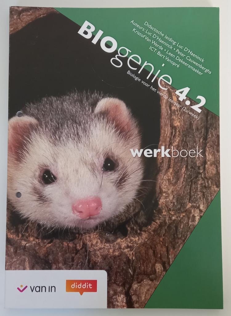 BIOgenie 4.2 Werkboek, Neuf, Biologie, Secondaire, Enlèvement