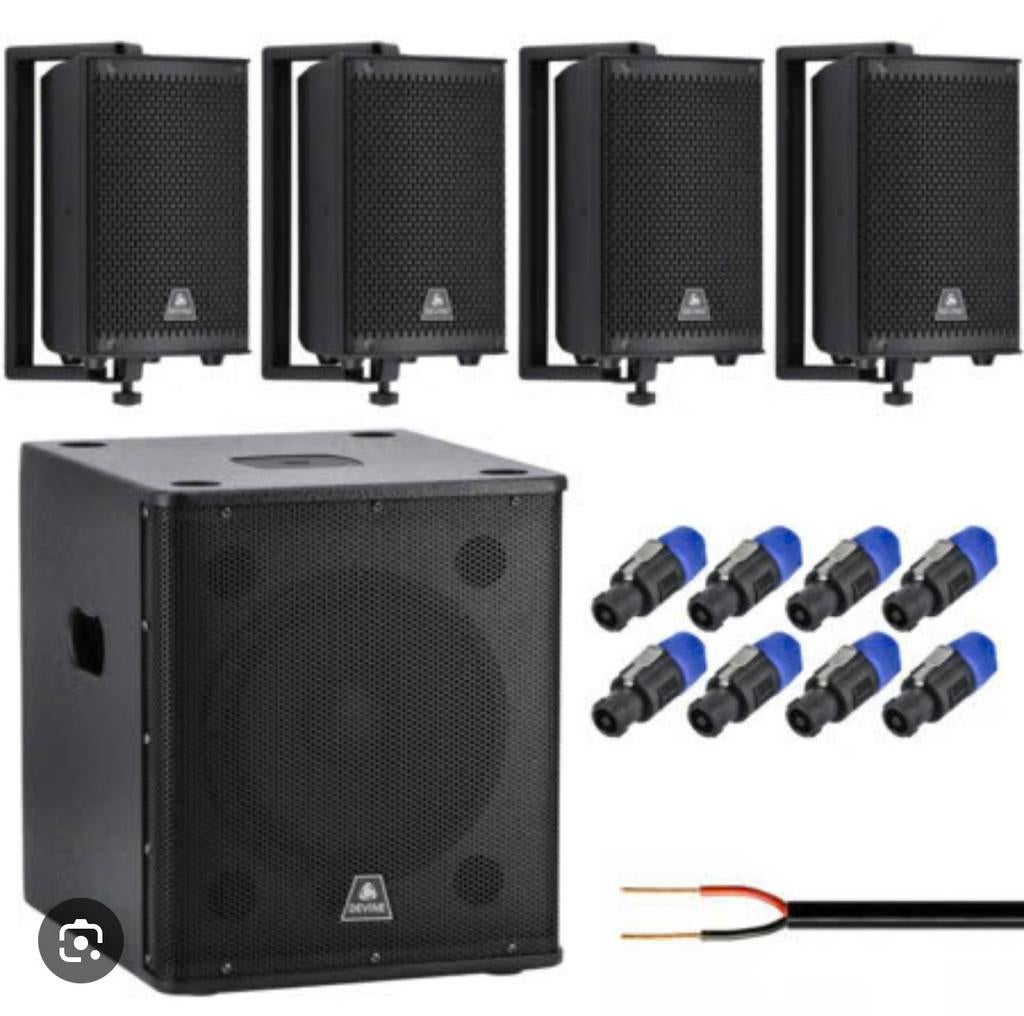 Système son 4.1 devine sono, Enlèvement, Comme neuf, 500 à 1000 watts, Sono