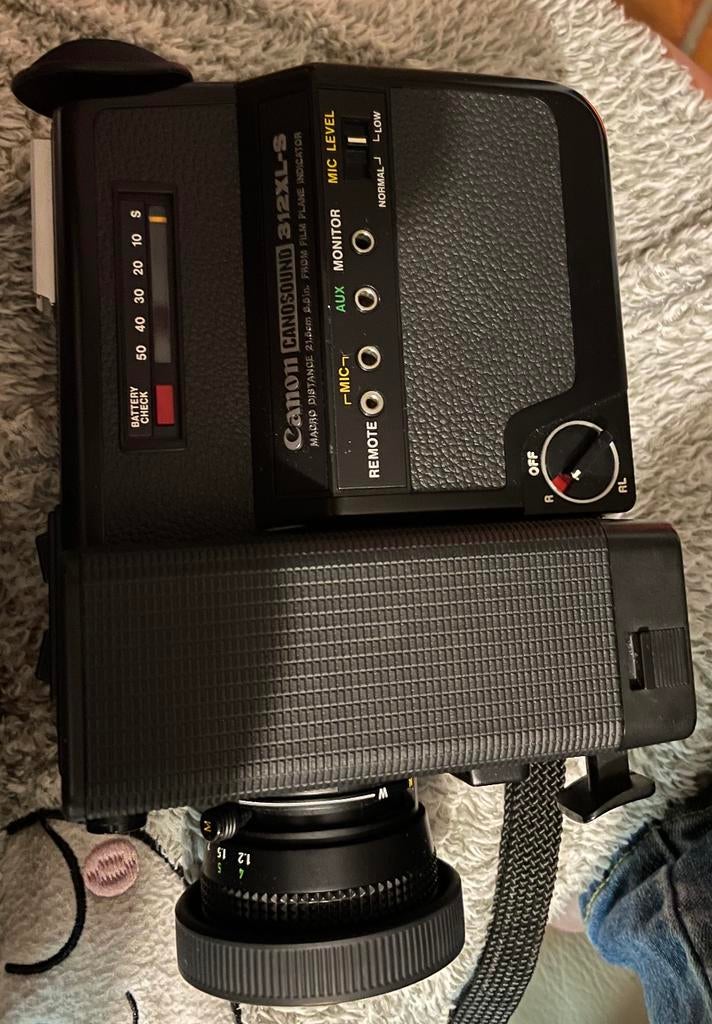 Canon canosound 312 XL-S 8mm camera, Ophalen, 8mm, Camera