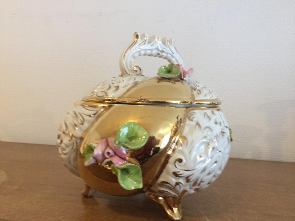 Bonbonnière vintage en céramique, Antiquités & Art, Antiquités | Céramique & Poterie, Enlèvement ou Envoi