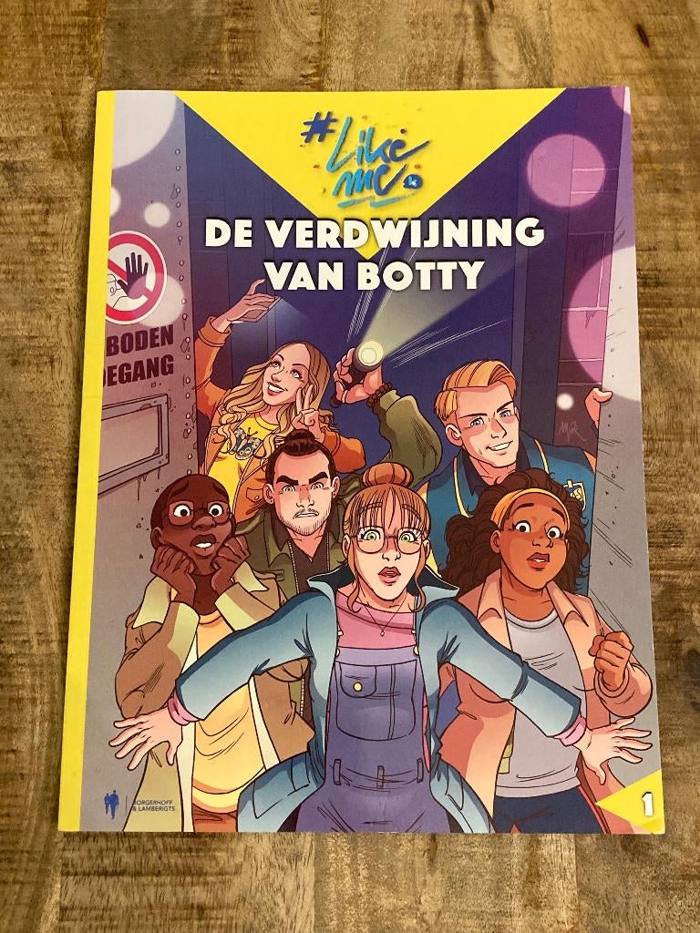 Strip Like Me 1 - De verdwijning van Botty, Eén stripboek, Ophalen of Verzenden, Gelezen, Like Me