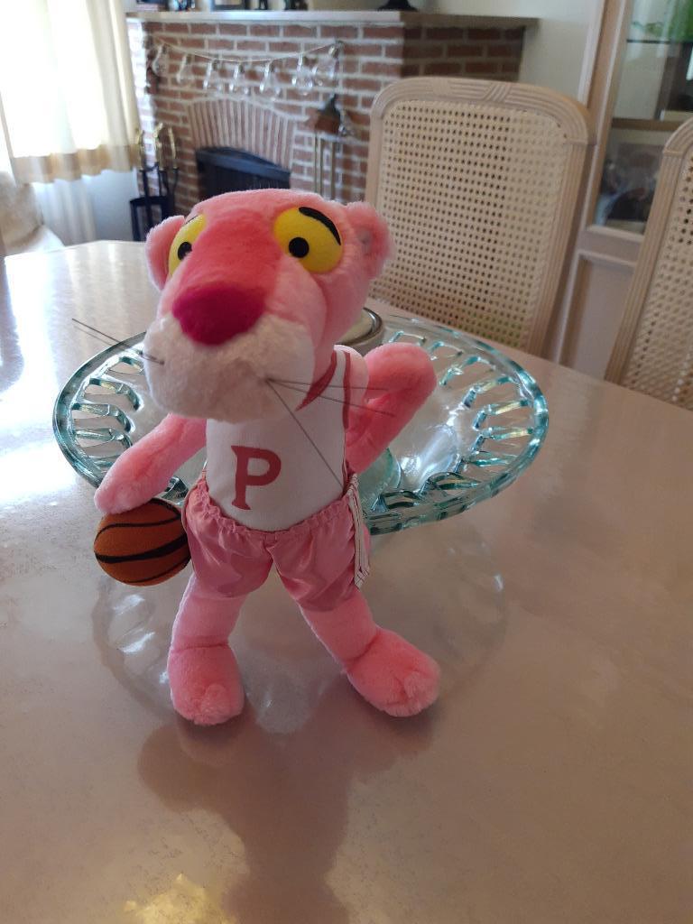 Roze Panter - Pink Panther Basketball knuffel (1989), Enlèvement ou Envoi, Utilisé, TV, Autres types