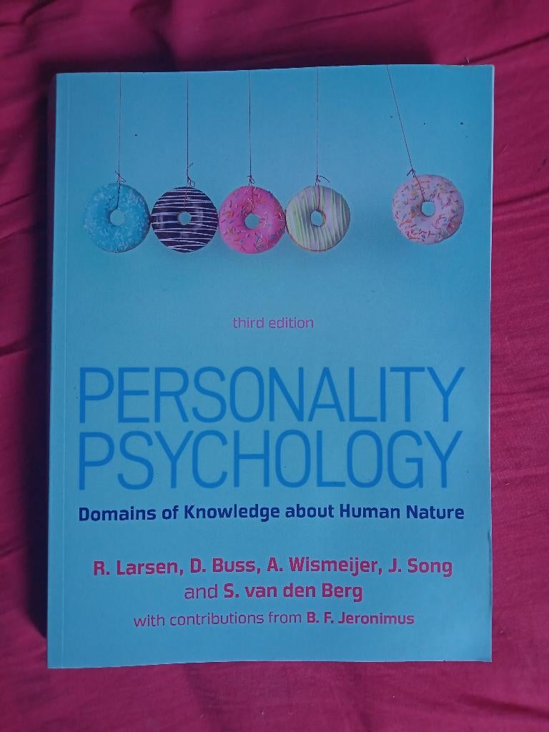 Boek Personality Psychology (Bachelor Psychologie UGent), Ophalen of Verzenden, Nieuw, Hoger Onderwijs