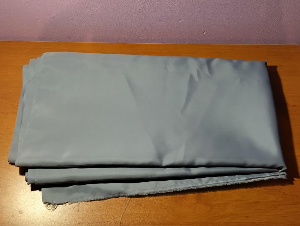 Lichtgrijs Solis 100% polyester 3m11 x 1m50, Ophalen, 120 cm of meer, Polyester, Grijs