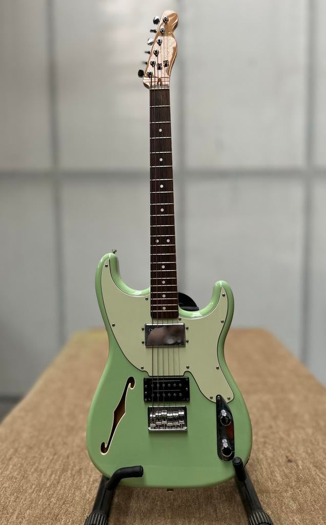 Fender pawn shop ‘72 surf green, Muziek en Instrumenten, Ophalen, Semi-solid body, Fender