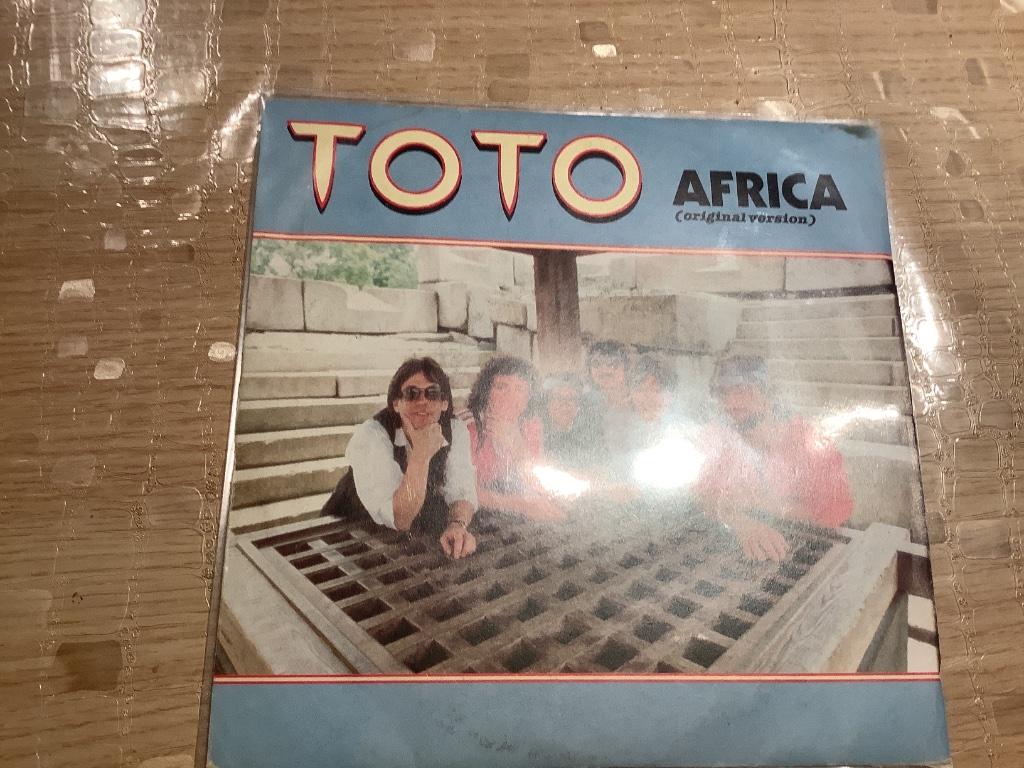 45 tours vinyle de toto africa, Ophalen, Gebruikt