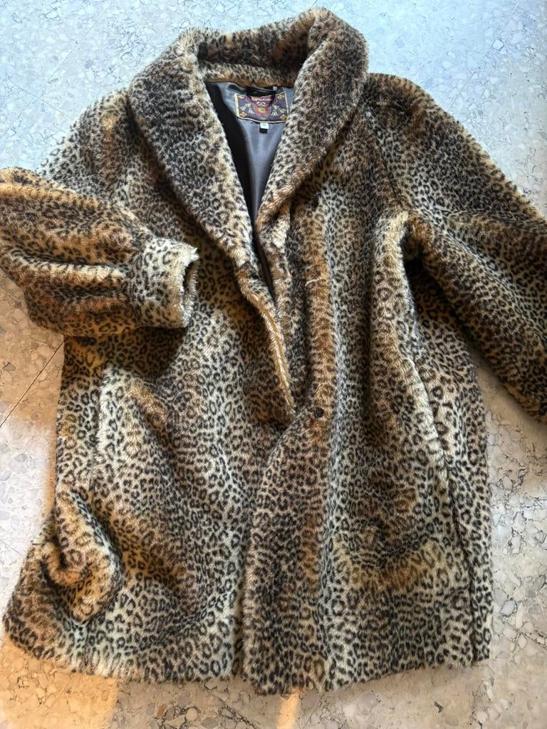 Imitatie bontjas leopard (42), Kleding | Dames, Ophalen of Verzenden, Zo goed als nieuw