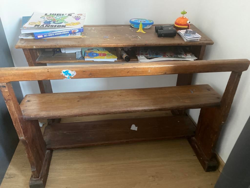 Houten lessenaar, Huis en Inrichting, Tafels | Sidetables, Gebruikt, 50 tot 75 cm, 50 tot 100 cm, Rechthoekig, Ophalen