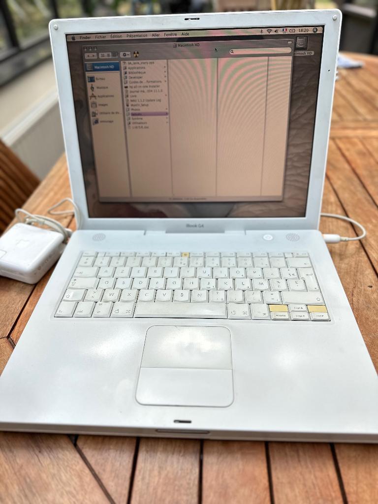 Apple iBook G4 500 MHz, Computers en Software, Apple Desktops, Ophalen, Gebruikt, Overige modellen, Minder dan 4 GB