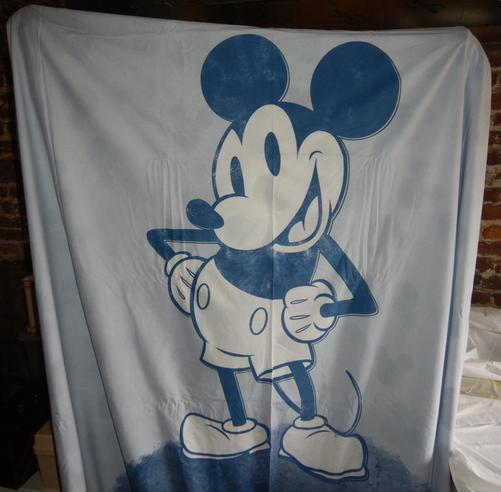 MICKEY : Housse de couette (2,20 x2,40) et 2 taies., Enlèvement ou Envoi, Comme neuf, Housse de couette