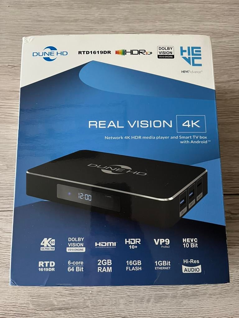Dune HD Real Vision 4K, Audio, Tv en Foto, Mediaspelers, Ophalen of Verzenden, Zo goed als nieuw