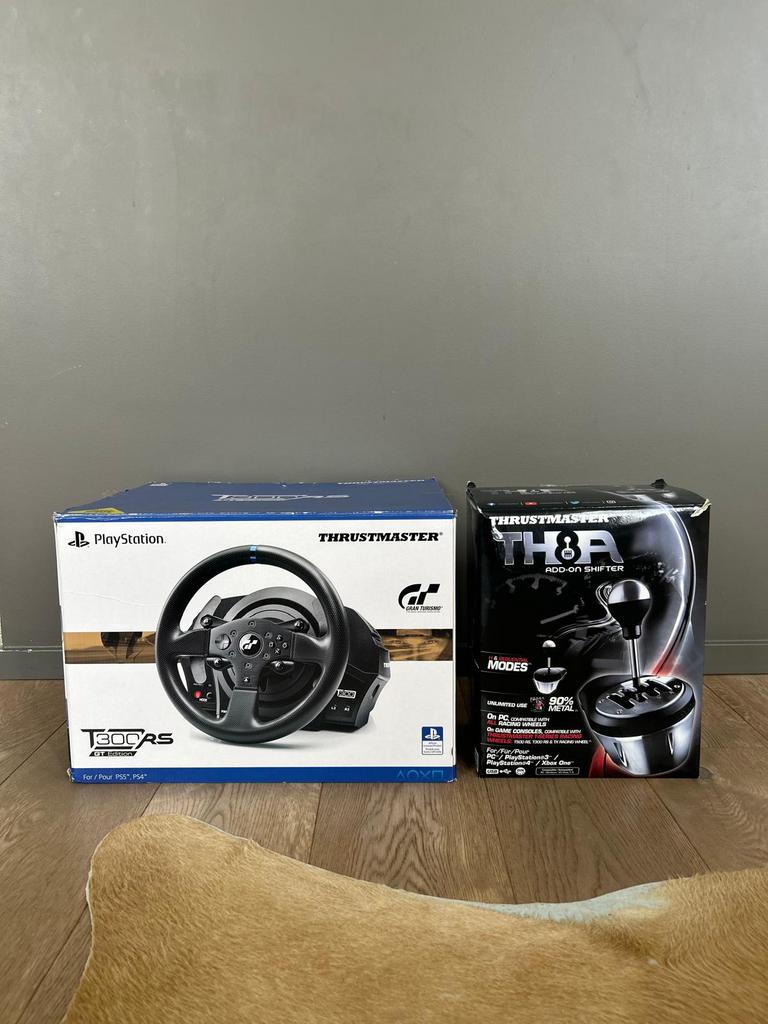 Trustmaster t300 rs gt + TH8A shifter, Enlèvement, Comme neuf