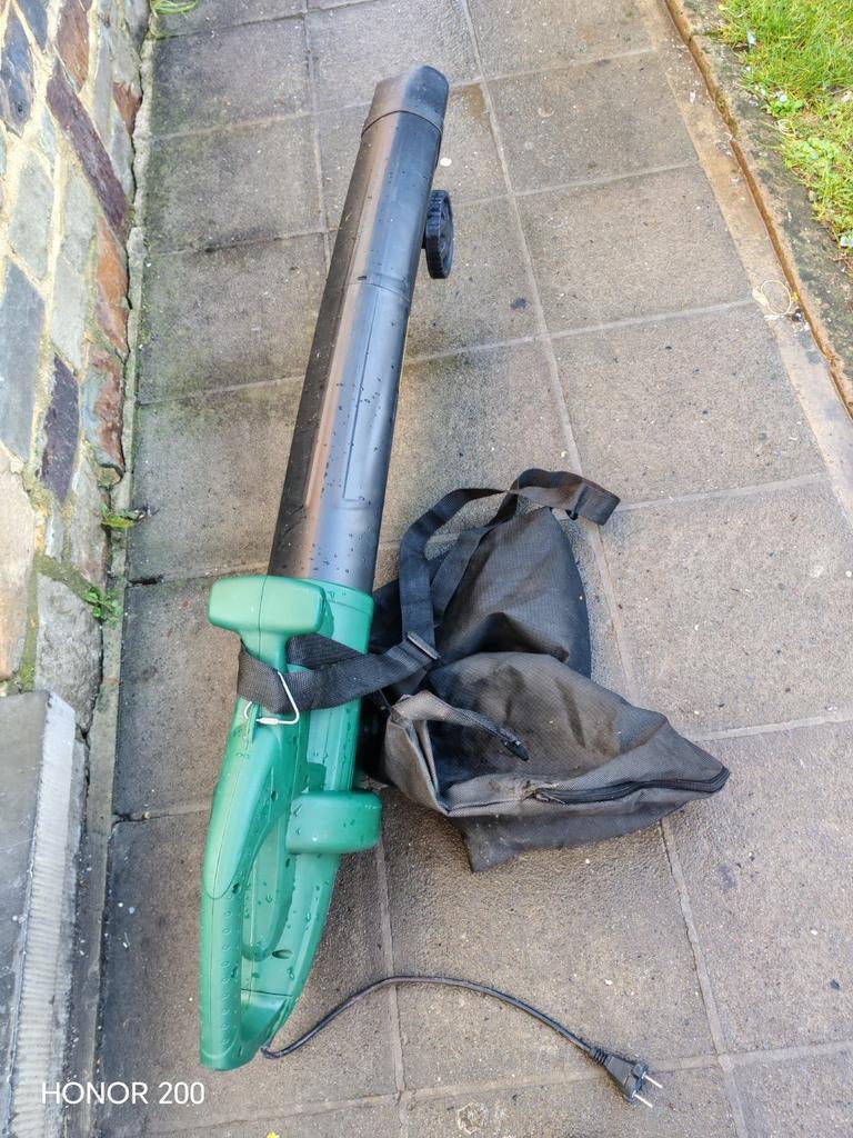 Souffleur et aspirateur de feuilles avec sac électrique, Jardin & Terrasse, Enlèvement, Électrique