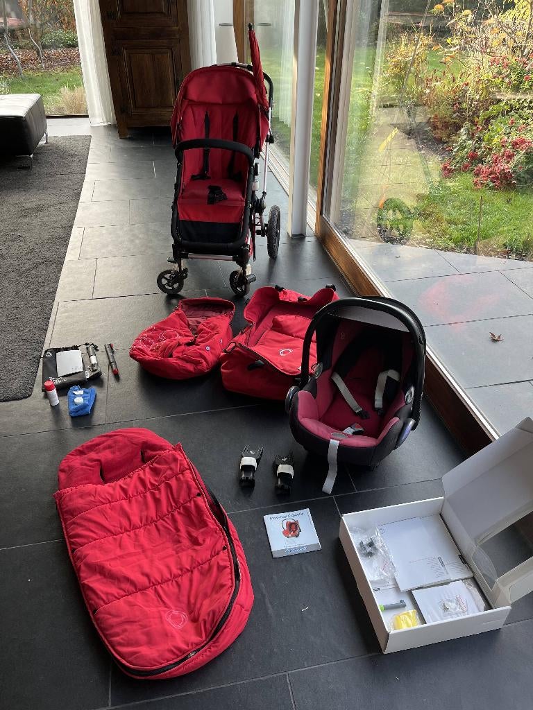 Maxicosi + Bugaboo Cameleon: kinderwagen 3 in 1 + accesoires, Kinderen en Baby's, Kinderwagens en Combinaties, Gebruikt, Bugaboo
